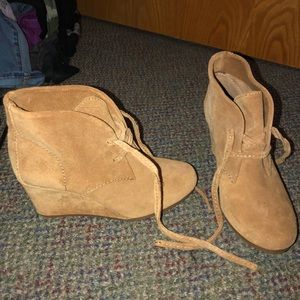 Gianni Binni suede wedges